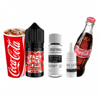 Набор для самозамеса Crazy Juice Cola (Кола, 50 мг, 30 мл)