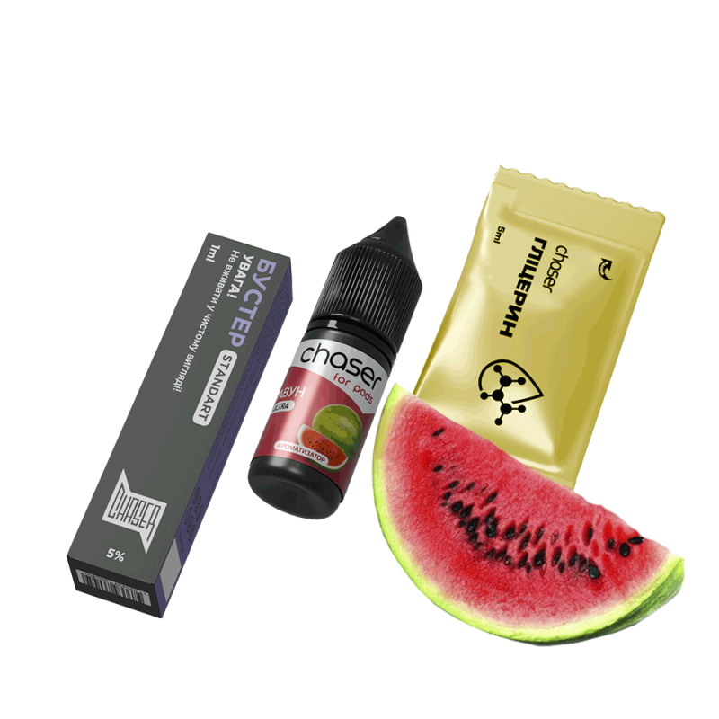 Набор для самозамеса Chaser Watermelon Ultra (Арбуз, 50 мг, 10 мл)