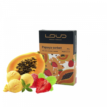 Табак Loud Papaya sorbet (Папайя сорбет, 40 г)