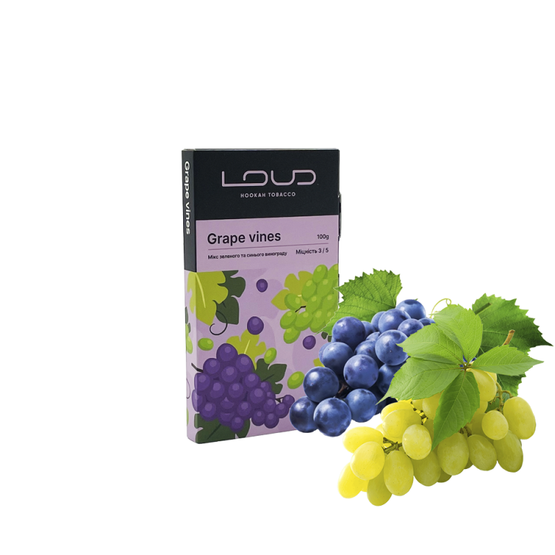 Табак Loud Grape vines (Грейп вайнс, 100 г)