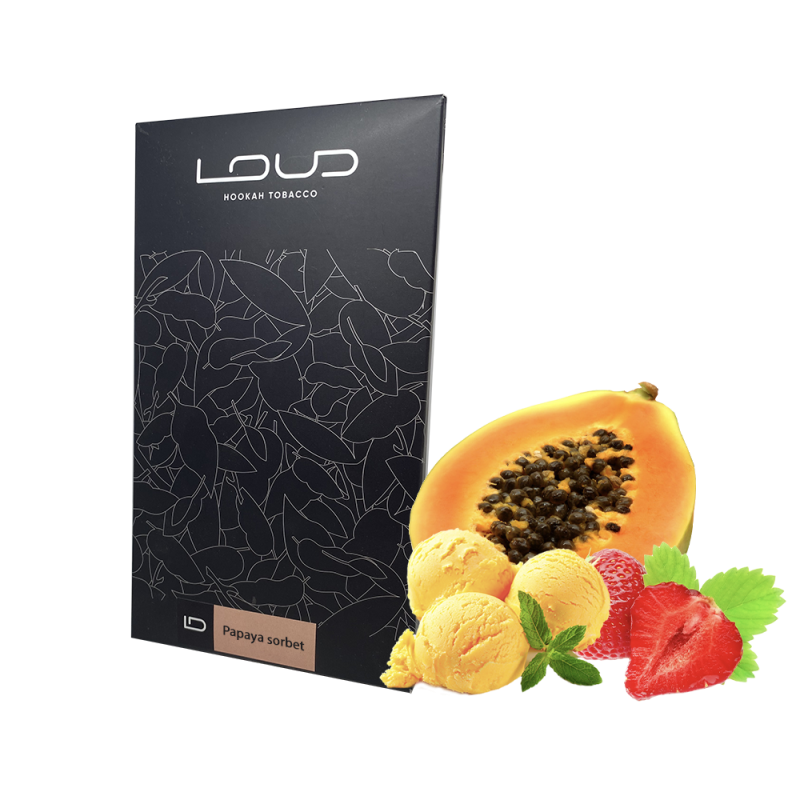Табак Loud Papaya sorbet (Папайя сорбет, 200 г)