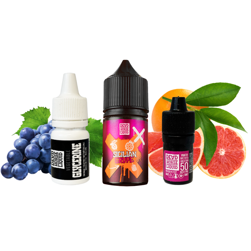 Набор для самозамеса Dead Horse Liquid Sicilian grape (Виноград Апельсин, 50 мг, 30 мл)