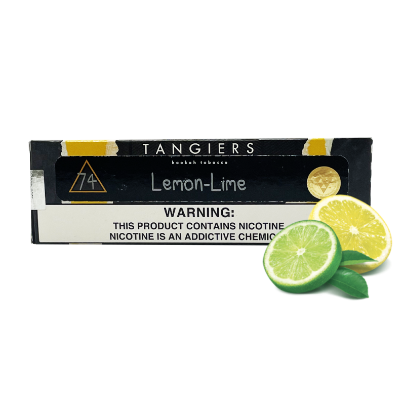 Табак Tangiers Noir №74 Lemon-lime (Лимон-Лайм, 250 г) Чёрная упаковка