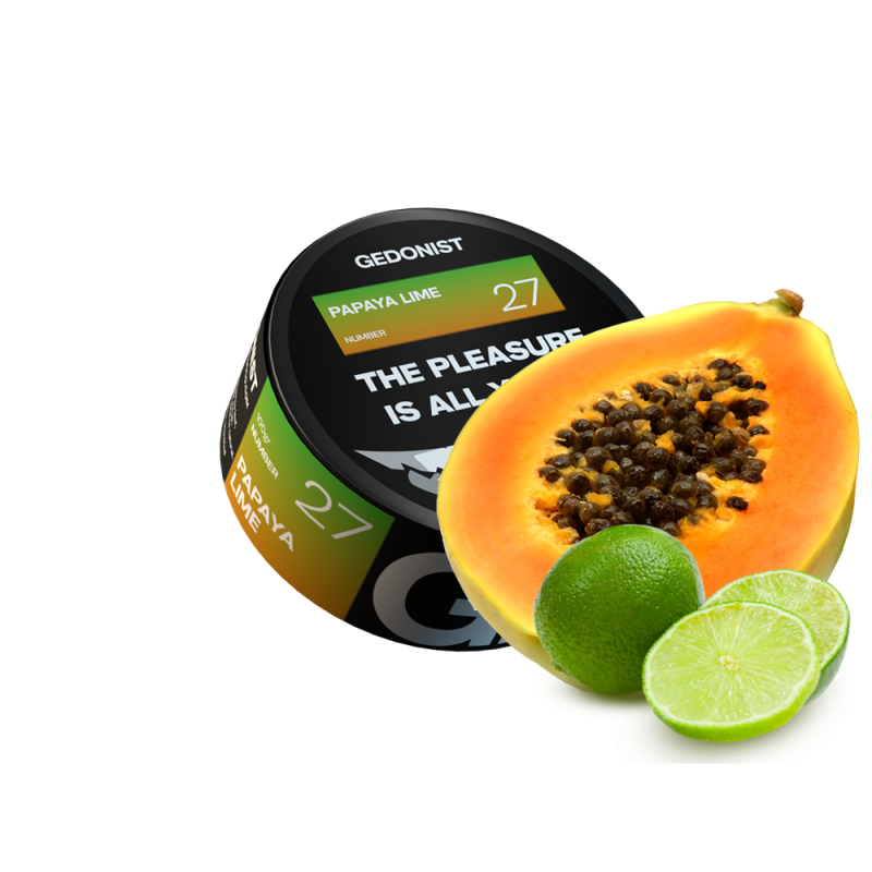 Табак Gedonist №27 Papaya Lime (Папая Лайм, 100 г)