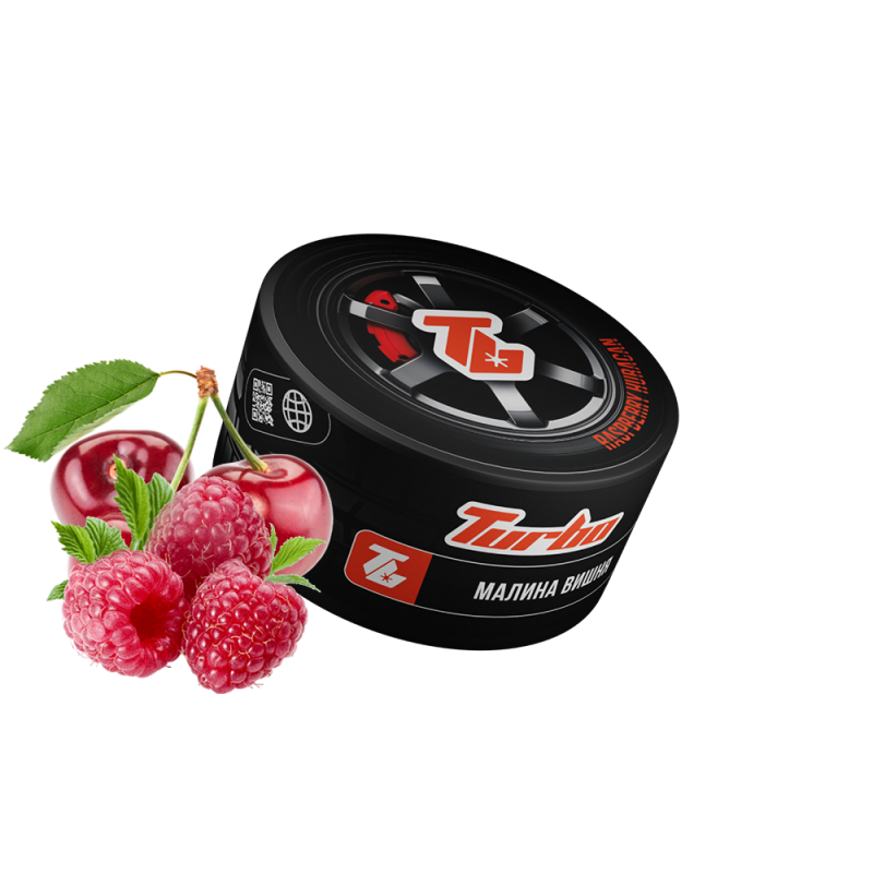Табак Turbo Raspberry Huracan (Малина Вишня, 100 г)
