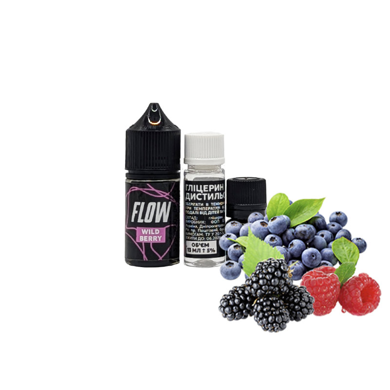 Набор для самозамеса Flow Wild Berry (Вайлд Берри, 50 мг, 30 мл)