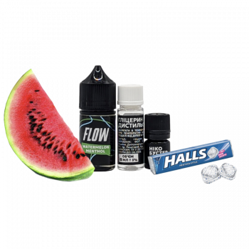 Набор для самозамеса Flow Watermelon Menthol (Арбуз Ментол, 50 мг, 30 мл)