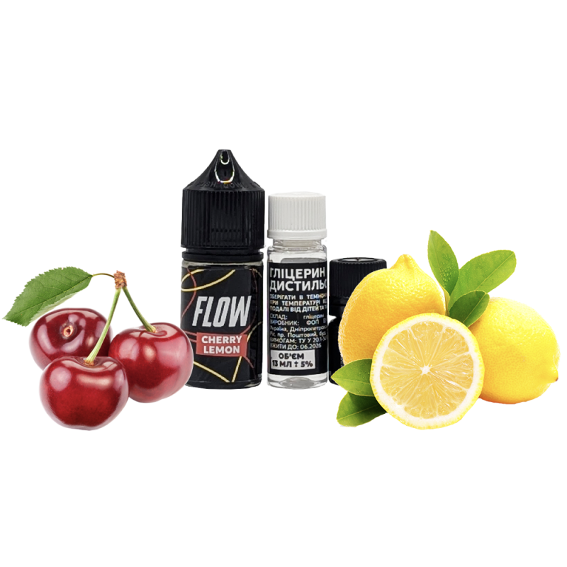 Набор для самозамеса Flow Cherry Lemon (Вишня Лимон, 50 мг, 30 мл)