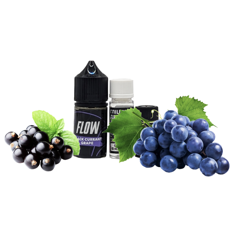 Набор для самозамеса Flow Black Currant Grape (Чёрная Смородина Виноград, 50 мг, 30 мл)