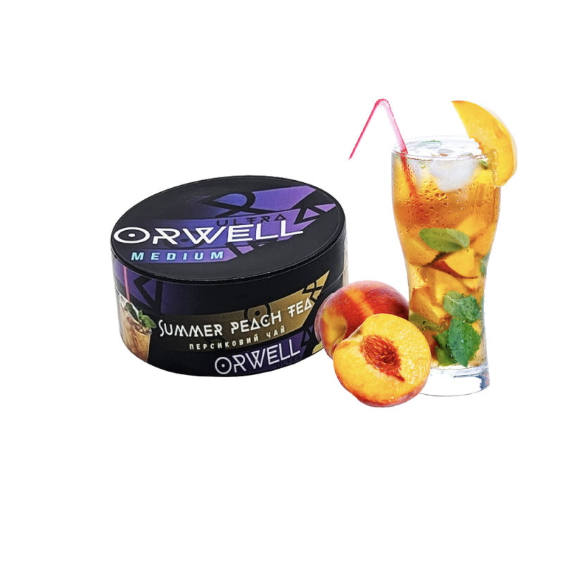 Табак Orwell Medium Summer peach tea (Персик Чай, 100 г)
