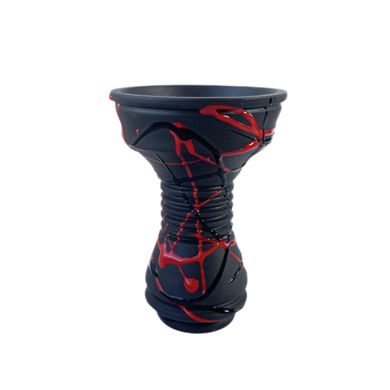 Глиняная чаша Gusto Bowls Killa Black Red (Чёрно-красный)