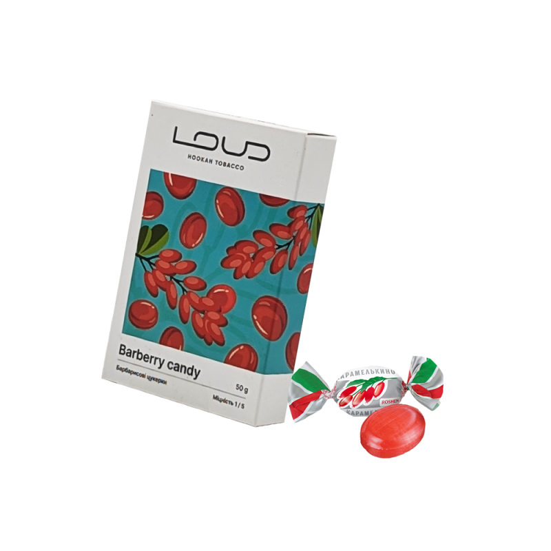 Табак Loud Light Barberry candy (Барбариска, 50 г)