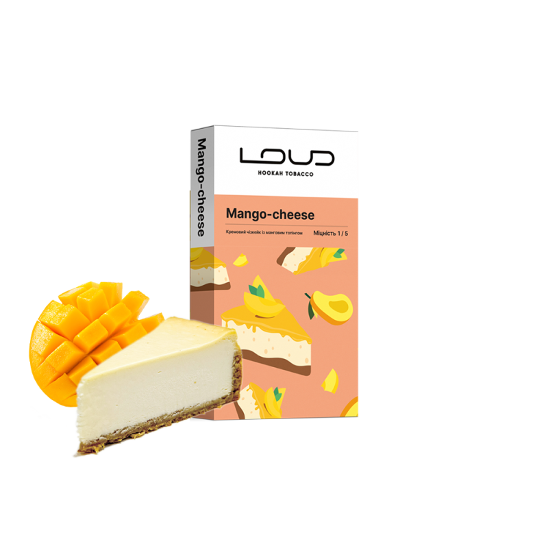 Табак Loud Light Mango cheese (Манго Чизкейк, 100 г)