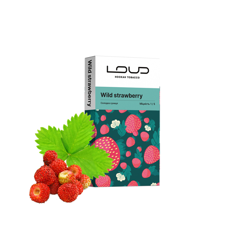 Табак Loud Light Wild strawberry (Земляника, 100 г)
