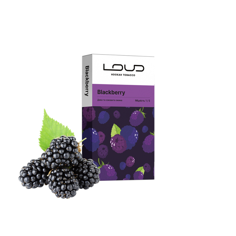 Табак Loud Light Blackberry (Ежевика, 100 г)