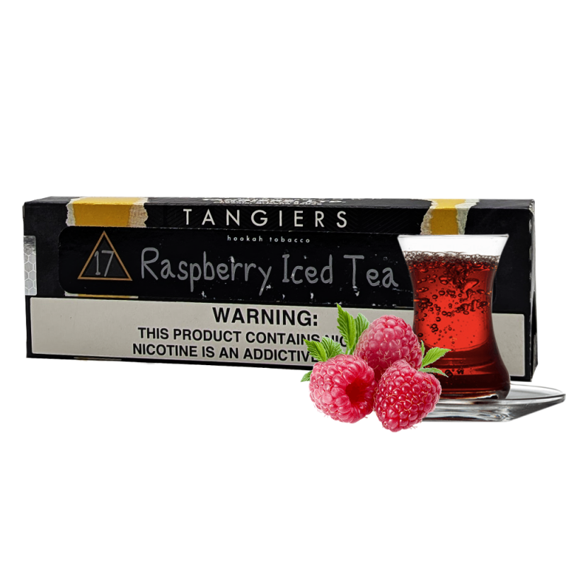Табак Tangiers Noir №17 Raspberry Iced Tea (Малиновый Чай со Льдом, 250 г) Чёрная упаковка