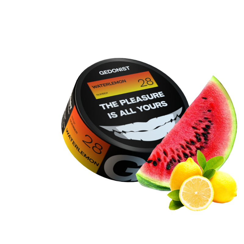 Табак Gedonist №28 Watermelon (Арбуз Лимон, 100 г)