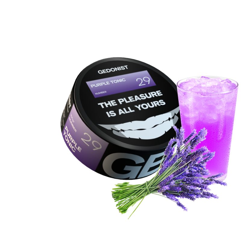 Табак Gedonist №29 Purple Tonic (Пёрпл Тоник, 100 г)