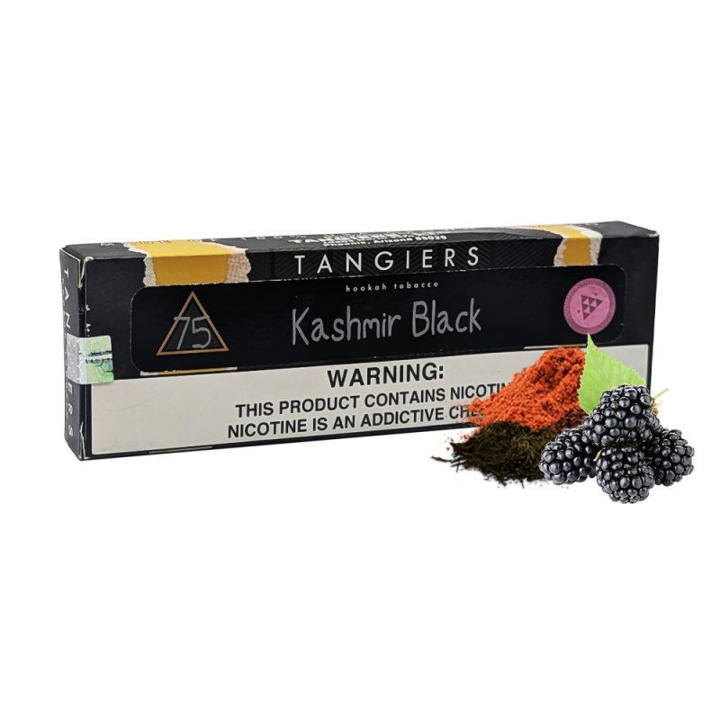 Табак Tangiers Noir №75 Kashmir Black (Кашмир Блек, 250 г) Чёрная упаковка