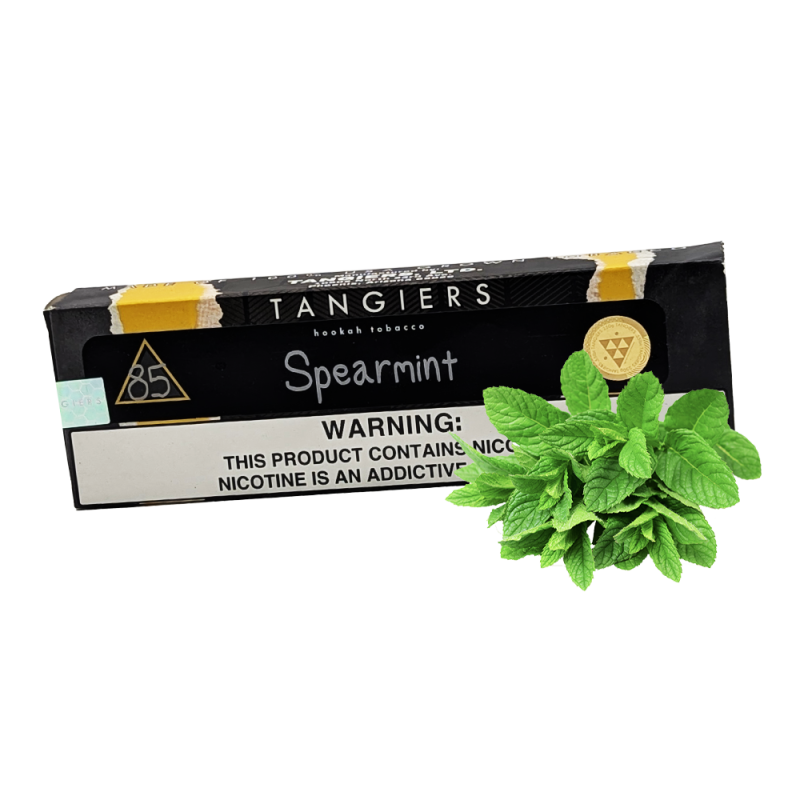 Табак Tangiers Noir №85 Spearmint (Спирминт, 250 г) Чёрная упаковка