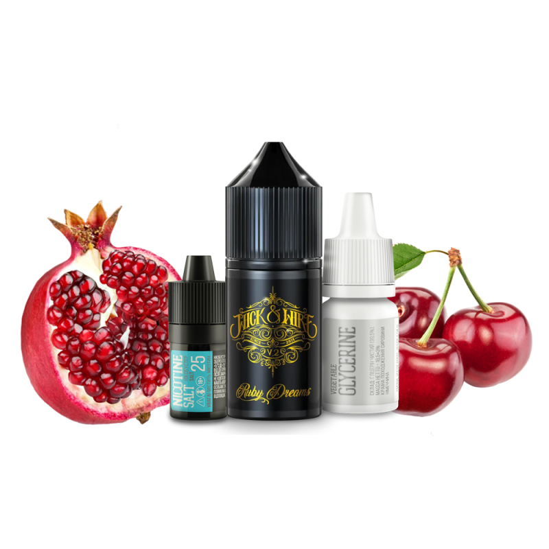 Набор для самозамеса Wick&Wire salt Ruby Dreams (Руби Дримс, 50 мг, 30 мл)