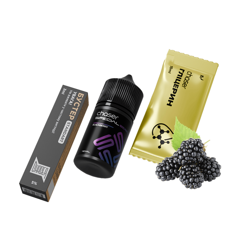 Набор для самозамеса Chaser Special Berry Blackberry (Ежевика, 50 мг, 30 мл)