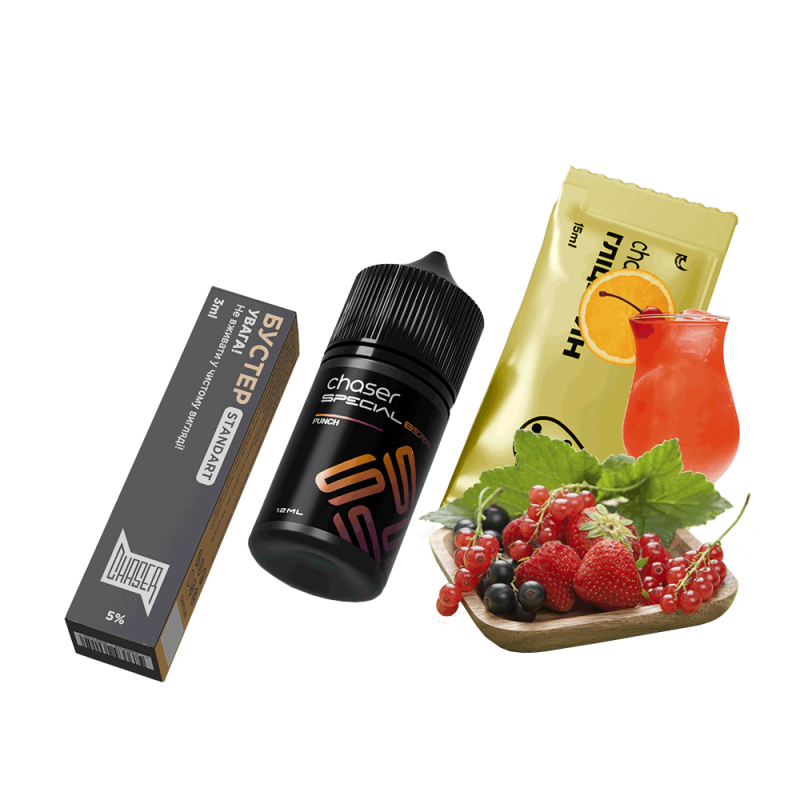 Набор для самозамеса Chaser Special Berry Punch (Пунш, 50 мг, 30 мл)