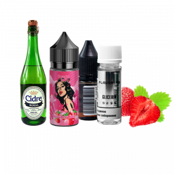 Набор для самозамеса Flavorlab Lady Strawberry cider (Сидр клубничный, 50 мг, 30 мл)