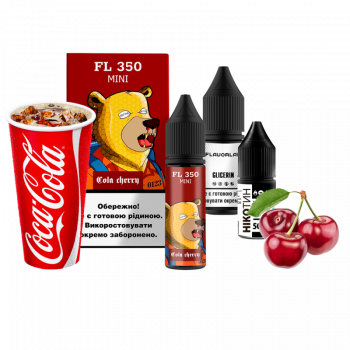 Набор для самозамеса Flavorlab FL350 mini Cola Cherry (Кола Вишня, 50 мг, 15 мл)