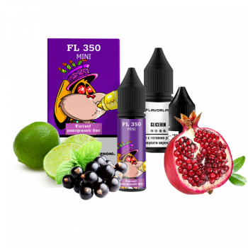 Flavorlab FL350 mini Currant pomegranate lime (Чорносмородзинка Гранатом Лайм, 50 мг, 15 мл)