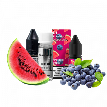 Набор для самозамеса Flavorlab Р1 Черника Арбуз (50 мг, 10 мл)