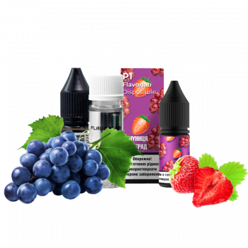 Набор для самозамеса Flavorlab Р1 Клубника виноград (50 мг, 10 мл)