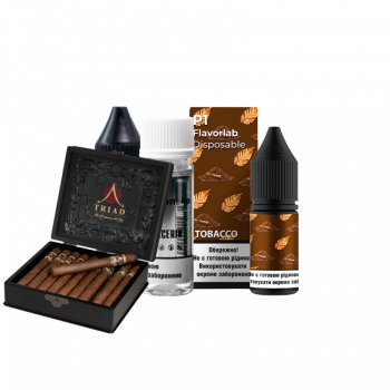 Набор для самозамеса Flavorlab Р1 Tobacco (Табак, 50 мг, 10 мл)