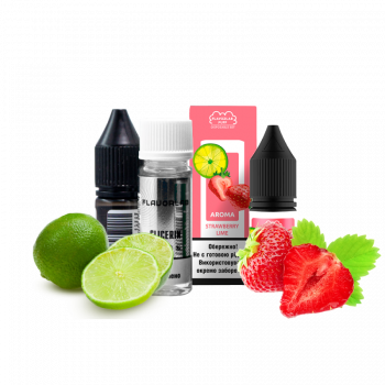 Набор для самозамеса Flavorlab Puff Strawberry lime (Клубника лайм, 50 мг, 10 мл)