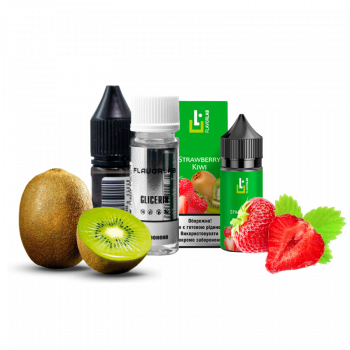 Набор для самозамеса Flavorlab Aroma MAX Strawberry kiwi (Киви Клубника, 50 мг, 30 мл)
