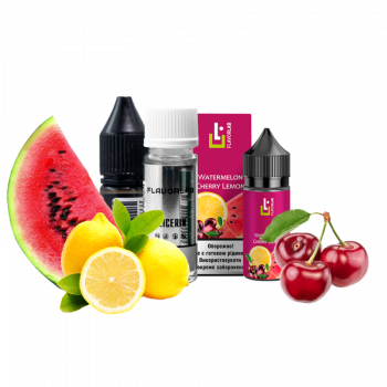 Набор для самозамеса Flavorlab Aroma MAX Watermelon cherry lemon (Арбуз вишня лимон, 50 мг, 30 мл)