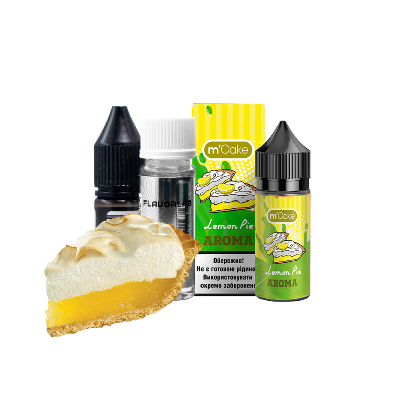 Набор для самозамеса Flavorlab M-Cake Lemon Pie (Лимонный пирог, 50 мг, 30 мл)