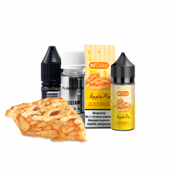 Набор для самозамеса Flavorlab M-Cake Apple pie (Яблочный пирог, 50 мг, 30 мл)