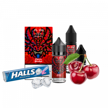 Набор для самозамеса Flavorlab FL350 Cherry Menthol (Вишня Ментол, 50 мг, 30 мл)
