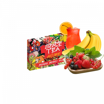 Кальянная чайная смесь Space Tea Home Banana Berry Punch (Банана Берри Пунш, 40 г)