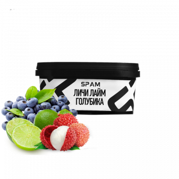 Табак Spam Личи Лайм Голубика (200 г)