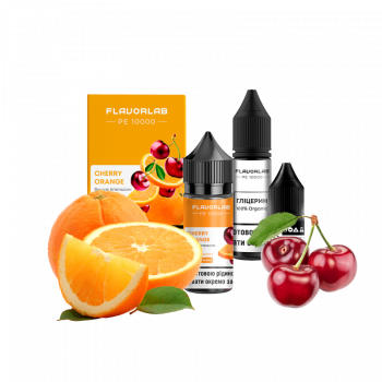 Набор для самозамеса Flavorlab PE 10000 Cherry Orange (Вишня апельсин, 50 мг, 30 мл)