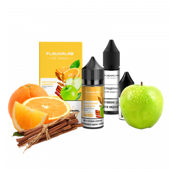 Набор для самозамеса Flavorlab PE 10000 Apple Orange Cinnamon (Яблоко апельсин корица, 50 мг, 30 мл)
