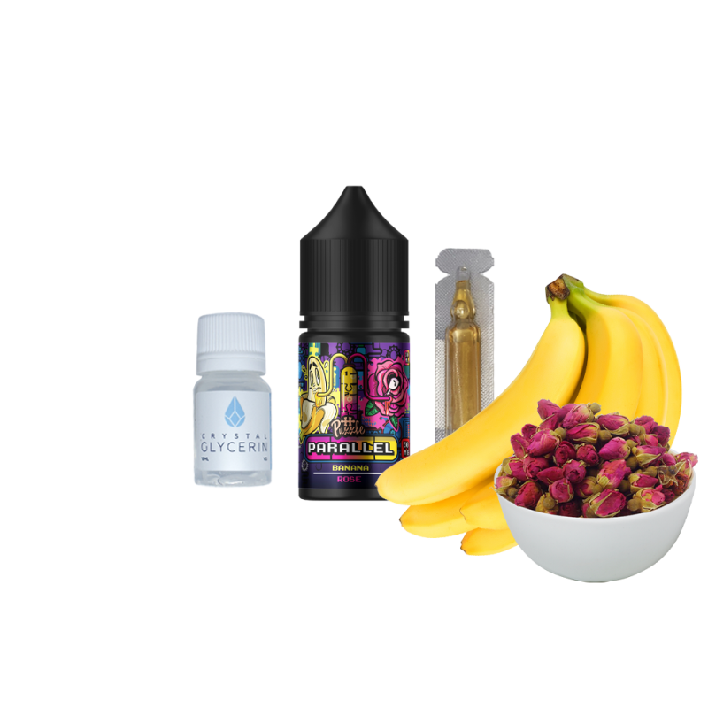 Набор для самозамеса In Bottle Parallel Puzzle Banana Rose (Банан Роза, 50 мг, 30 мл)