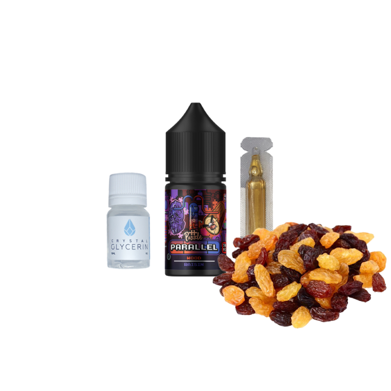 Набор для самозамеса In Bottle Parallel Puzzle Wood Raisin (Вуд Райсин, 50 мг, 30 мл)