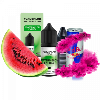 Набор для самозамеса Flavorlab Triple Strong Watermelon energy (Арбуз Энергетик, 65 мг, 30 мл)