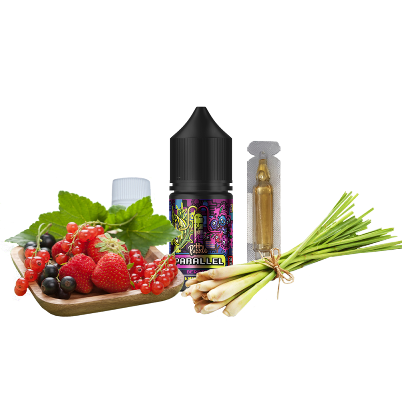 Набор для самозамеса In Bottle Parallel Puzzle Berries Lemongrass (Ягоды Лемонграсс, 50 мг, 30 мл)