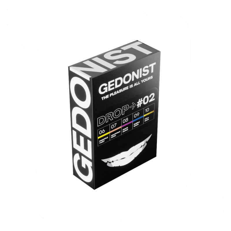 Набор из 5 вкусов табака Gedonist Drop 2 по 25 г