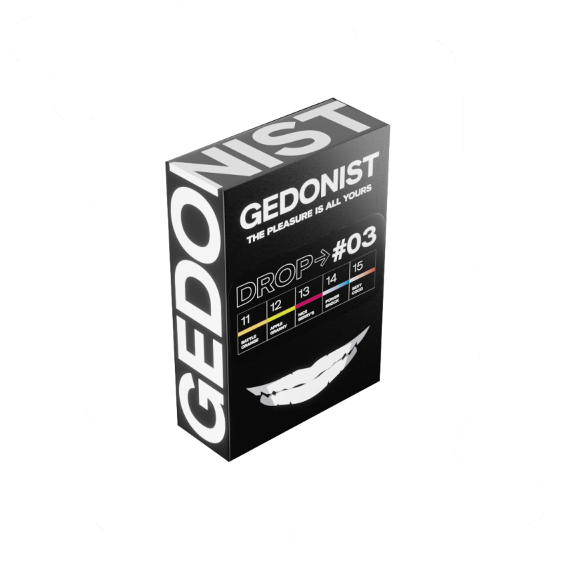 Набор из 5 вкусов табака Gedonist Drop 3 по 25 г