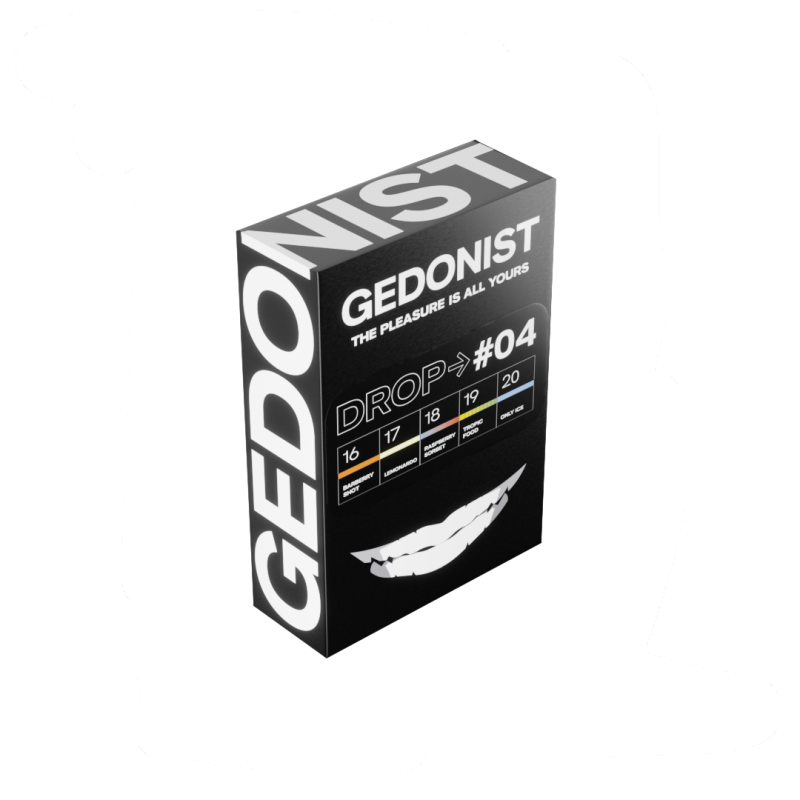 Набор из 5 вкусов табака Gedonist Drop 4 по 25 г